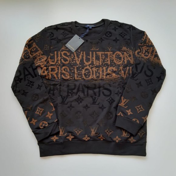 Louis Vuitton Other - LOUIS VUITTON mens black contrast new sweatshirt